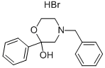 4-BENZYL-2-PHENYL-2-MORPHOLINOL HYDROBROMIDE,21769-39-1,结构式