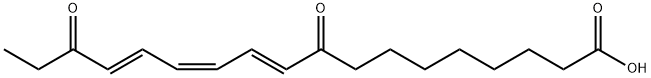 (10E,12Z,14E)-9,16-二氧代-10,12,14-十八碳三烯酸 结构式