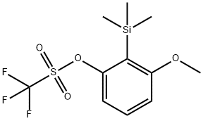 三氟甲烷磺酸-3-甲氧基-2-(三甲基硅基)苯酯, 217813-03-1, 结构式
