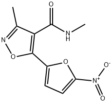 N,3-Dimethyl-5-(5-nitro-2-furyl)-4-isoxazolecarboxamide|