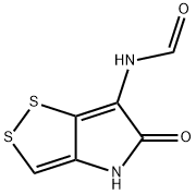 N-(4,5-Dihydro-5-oxo-1,2-dithiolo[4,3-b]pyrrol-6-yl)formamide Structure