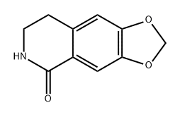 7,8-DIHYDRO-[1,3]DIOXOLO[4,5-G]ISOQUINOLIN-5(6H)-ONE Struktur