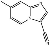 3-Cyano-7-methylimidazo(1,2-a)pyridine Struktur