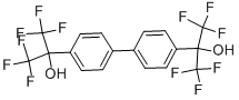 4,4'-BIS(2-HYDROXYHEXAFLUOROISOPROPYL)BIPHENYL Structure