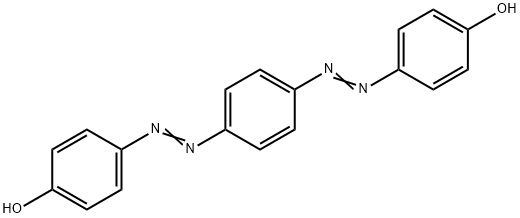 P,P'-[P-PHENYLENEBIS(AZO)]BISPHENOL 结构式