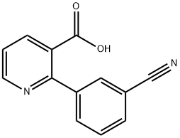 2-(3-cyanophenyl)nicotinic acid|