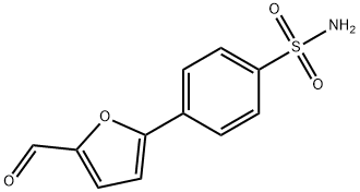 4-(5-甲酰基呋喃-2-基)苯并-1-磺酰胺, 21821-40-9, 结构式