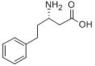 (S)-3-AMINO-5-PHENYLPENTANOIC ACID HYDROCHLORIDE 化学構造式