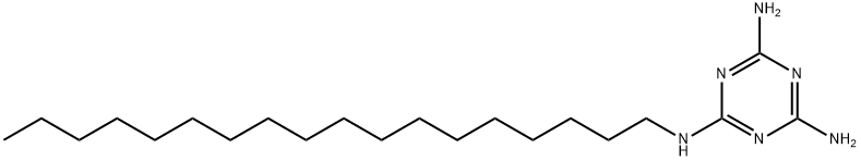 N-十八烷基-1,3,5-三嗪-2,4,6-三胺, 21840-04-0, 结构式