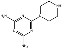 6-(1-Piperazinyl)-1,3,5-triazine-2,4-diamine,21840-23-3,结构式
