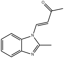 3-Buten-2-one,4-(2-methyl-1H-benzimidazol-1-yl)-,(3E)-(9CI) 结构式