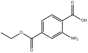 2-氨基-4-(乙氧羰基)苯甲酸,218590-80-8,结构式