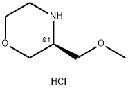 (S)-3-(MethoxyMethyl)-Morpholine HCl Struktur