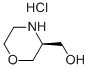 (S)-3-Hydroxymethylmorpholine hydrochloride Structure