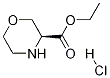 (S)-吗啉-3-甲酸乙酯盐酸盐,218594-84-4,结构式