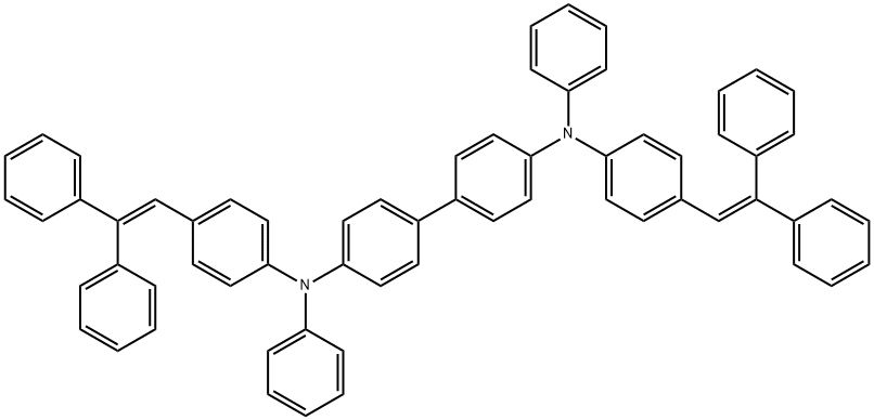 N,N'-BIS(4-(2,2-DIPHENYLETHEN-1-YL)PHENYL)-N,N'-BIS(PHENYL)BENZIDINE Structure