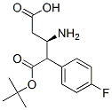 BOC-(R)-3-AMINO-4-(4-FLUORO-PHENYL)-BUTYRIC ACID 化学構造式