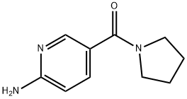 (6-氨基 - 吡啶-3-基)(吡咯烷-1-基)甲酮, 218631-50-6, 结构式