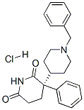 (S)-3-phenyl-1'-(phenylmethyl)[3,4'-bipiperidine]-2,6-dione monohydrochloride Structure