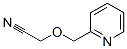 Acetonitrile, (2-pyridinylmethoxy)- (9CI) 化学構造式