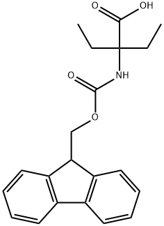 2-[[芴甲氧羰基]氨基]-2-乙基丁酸 结构式