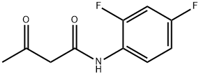 N-(2,4-difluorophenyl)-3-oxobutanamide 结构式