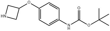 3-[4-(BOC-AMINO)PHENOXY]AZETIDINE Structure
