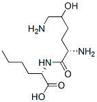 delta-hydroxylysylnorleucine Structure