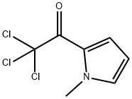 1-メチル-2-(トリクロロアセチル)-1H-ピロール 化学構造式