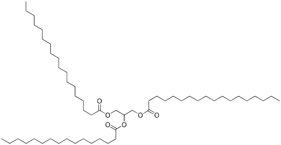 1,3-二硬脂酰基-2-棕榈酰基-RAC-甘油, 2190-24-1, 结构式
