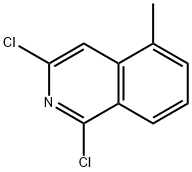 1,3-二氯-5-甲基异喹啉, 21902-40-9, 结构式