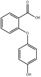 2-(4-ヒドロキシフェノキシ)安息香酸 化学構造式