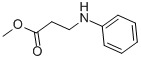 3-(苯基氨基)丙酸甲酯, 21911-84-2, 结构式