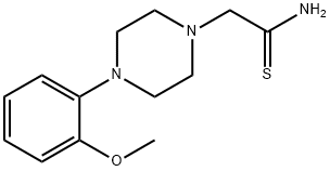 2-[4-(2-METHOXYPHENYL)PIPERAZINO]ETHANETHIOAMIDE 结构式
