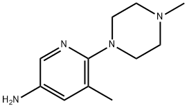 5-METHYL-6-(4-METHYLPIPERAZIN-1-YL)-3-PYRIDINAMINE,219132-85-1,结构式