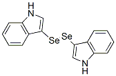 3,3'-Diselenobis(1H-indole) 结构式