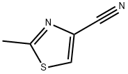 2-甲基-1,3-噻唑-4-甲腈, 21917-76-0, 结构式
