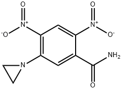 5-(1-氮杂环丙基)-2,4-二硝基苯甲酰胺,21919-05-1,结构式