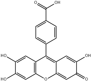 9-(4-CARBOXYPHENYL)-3-FLUORONE Structure