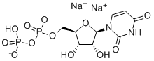 ウリジン5'-二りん酸ナトリウム塩 化学構造式