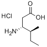 L-beta-Homoisoleucine hydrochloride Struktur