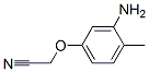 아세토니트릴,(3-아미노-4-메틸페녹시)-(9CI)