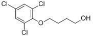 4-(2,4,6-三氯苯氧基)丁-1-醇, 219313-00-5, 结构式