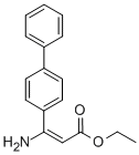 3-AMINO-3-[1,1'-BIPHENYL]-4-YL-2-PROPENOIC ACID ETHYL ESTER Structure