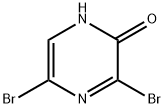 3,5-Dibromo-2-hydroxypyrazine Struktur