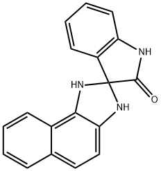 1,3-Dihydrospiro[2H-naphth[1,2-d]imidazole-2,3'-indolin]-2'-one Structure