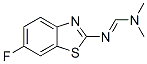 Methanimidamide, N-(6-fluoro-2-benzothiazolyl)-N,N-dimethyl- (9CI) Structure