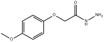 2-(4-甲氧基苯氧基)乙烷肼, 21953-91-3, 结构式