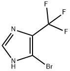 5-bromo-4-(trifluoromethyl)-1H-imidazole Structure