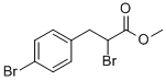 METHYL 2-BROMO-3-(4-BROMO-PHENYL)-PROPIONATE Structure